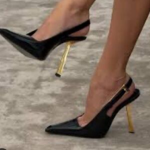 SAINT LAURENT Lee leather heels 40 EU